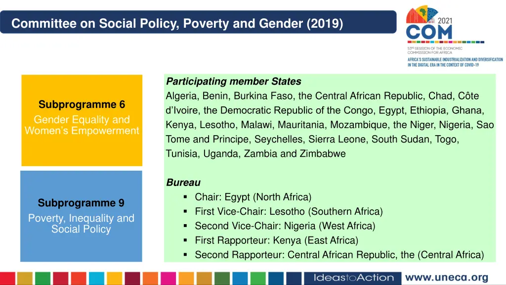 committee on social policy poverty and gender 2019