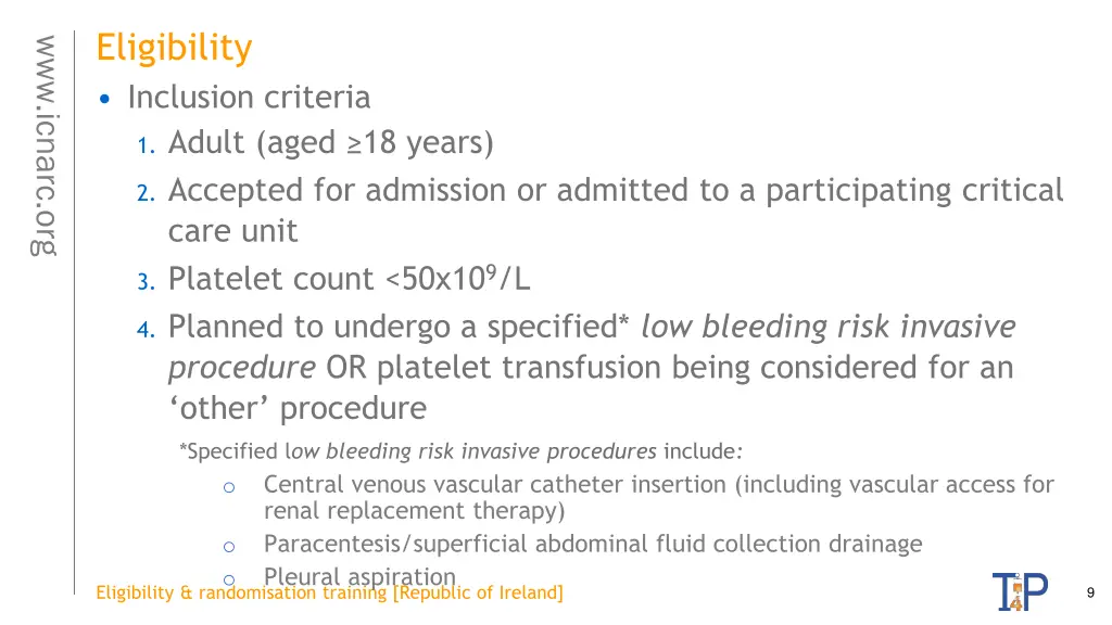 eligibility inclusion criteria 1 adult aged