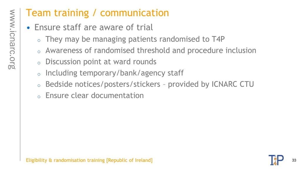 team training communication ensure staff