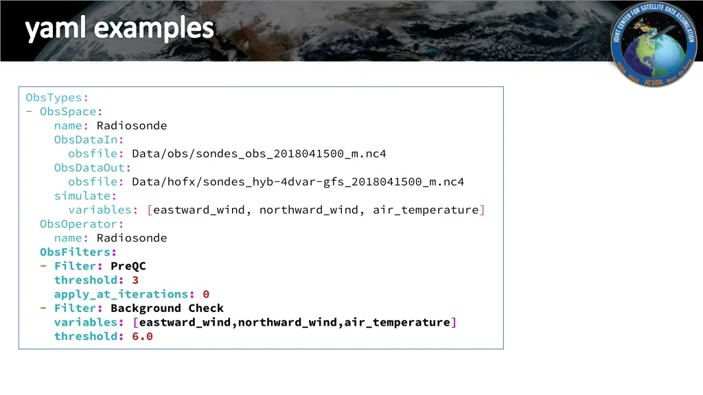 yaml examples