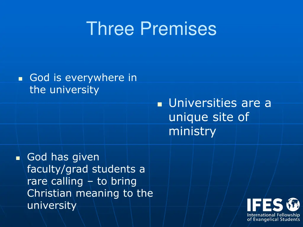 three premises