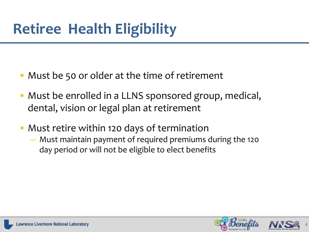 retiree health eligibility 1