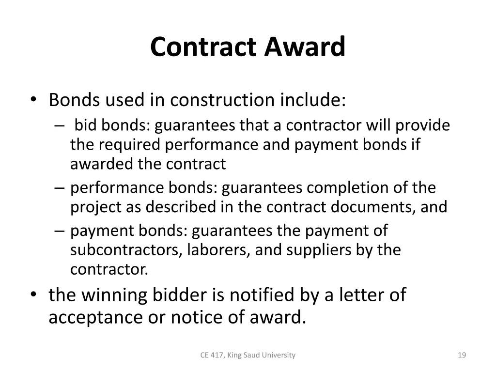 contract award 1