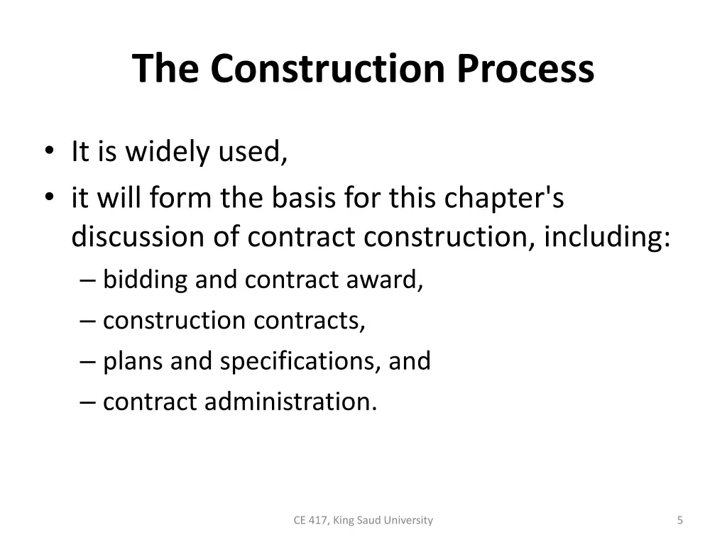the construction process 1