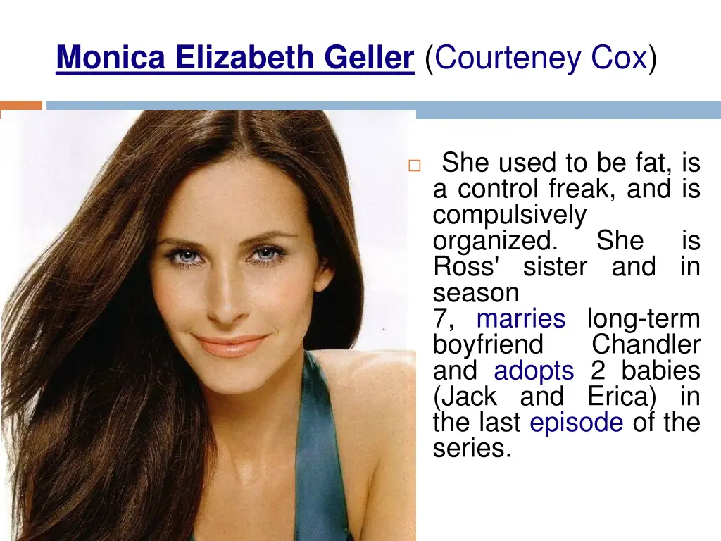 monica elizabeth geller courteney cox