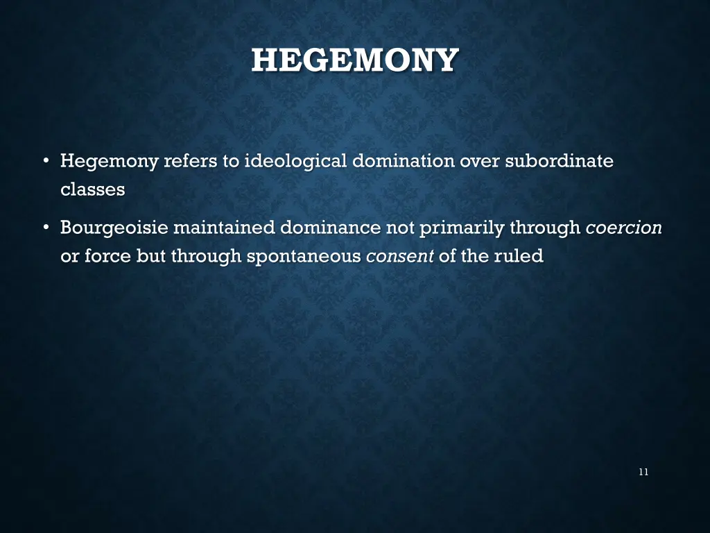 hegemony