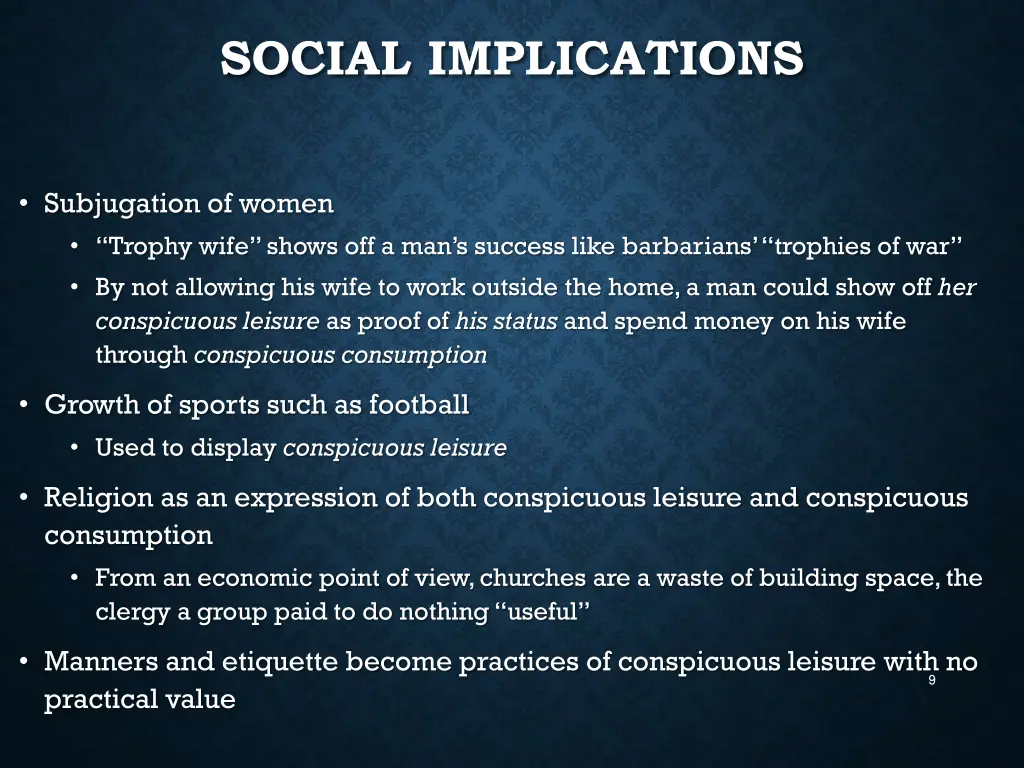 social implications