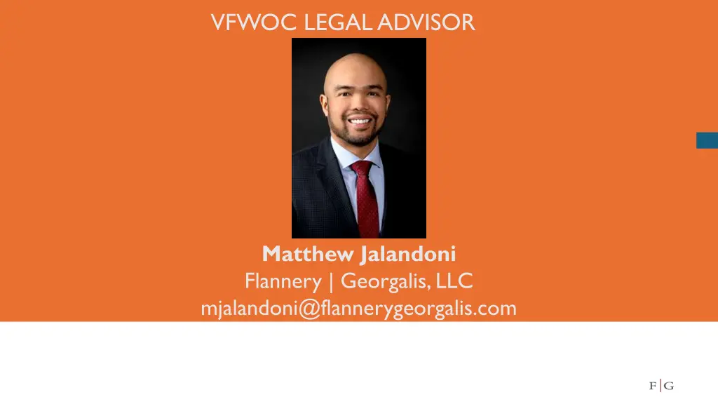 vfwoc legal advisor
