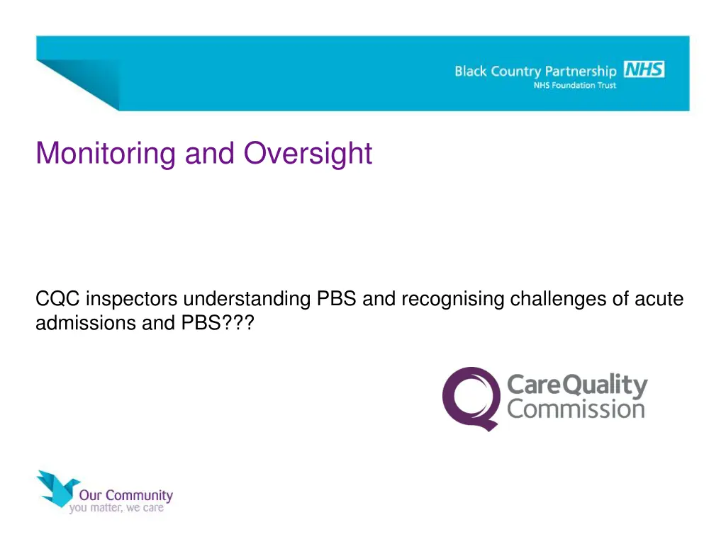 monitoring and oversight 1