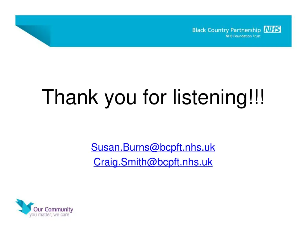 thank you for listening