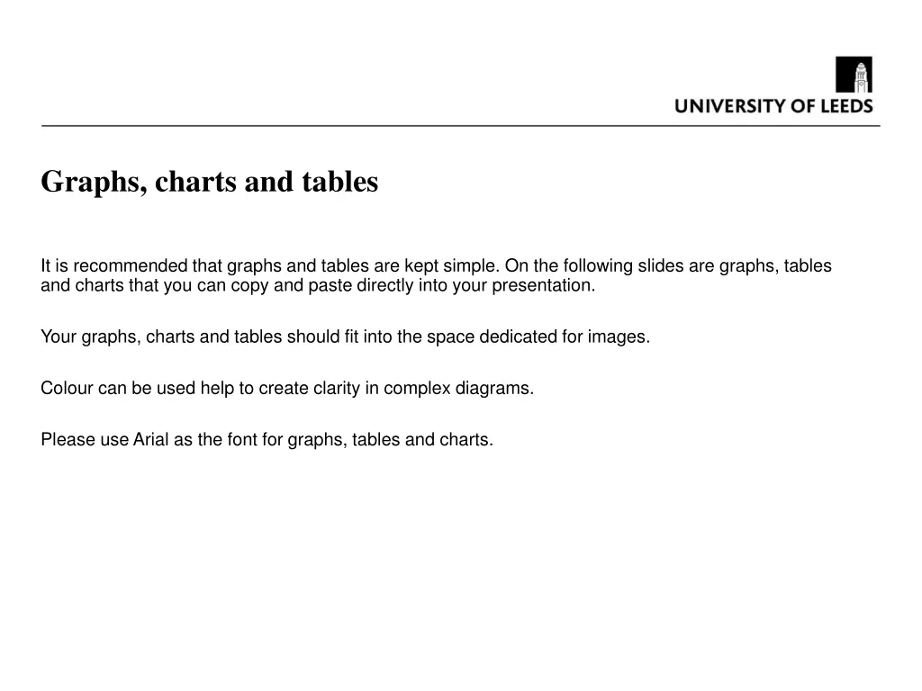 graphs charts and tables