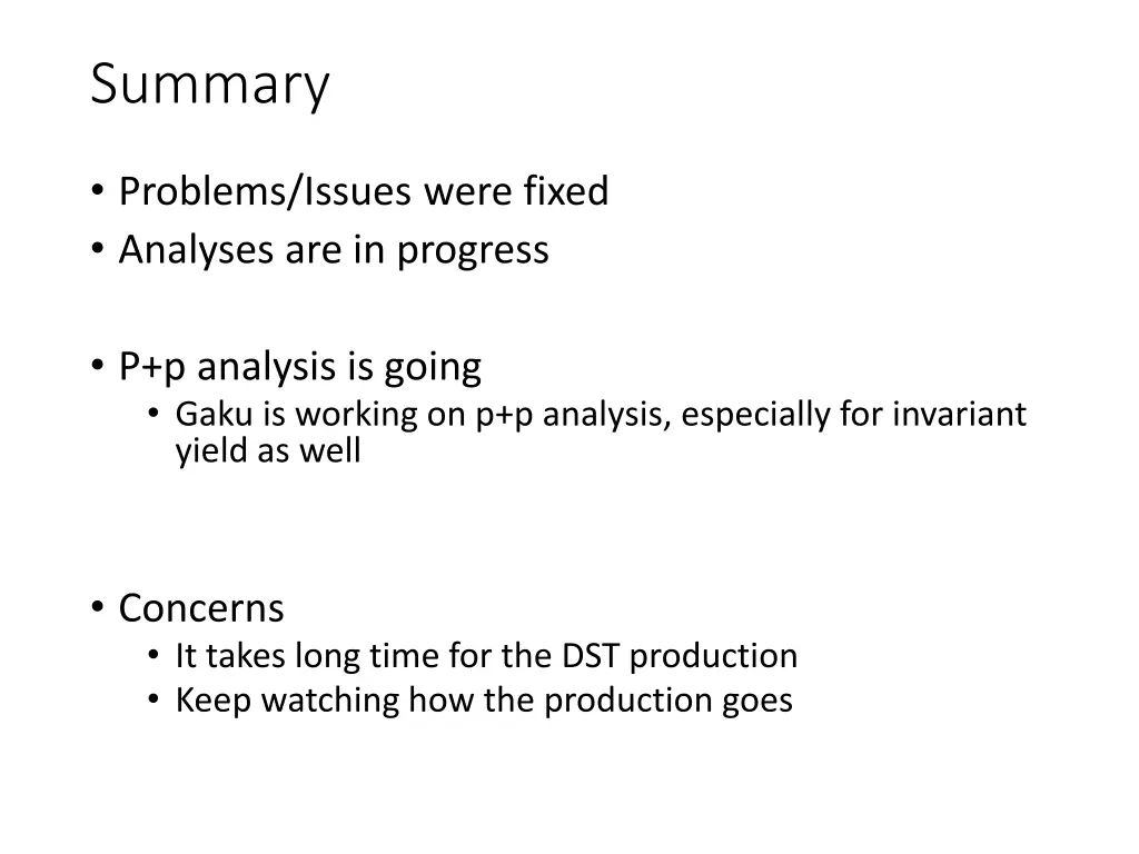 summary