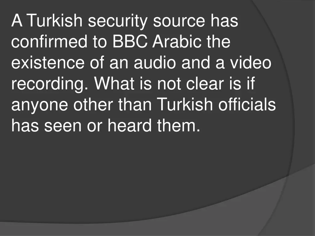 a turkish security source has confirmed