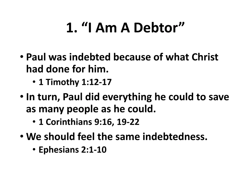 1 i am a debtor 1