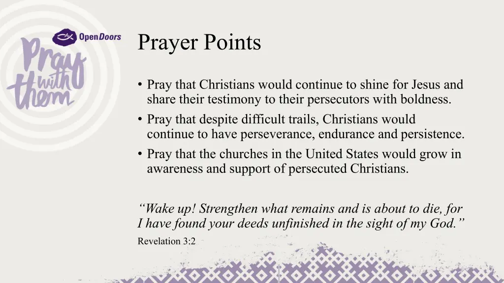 prayer points