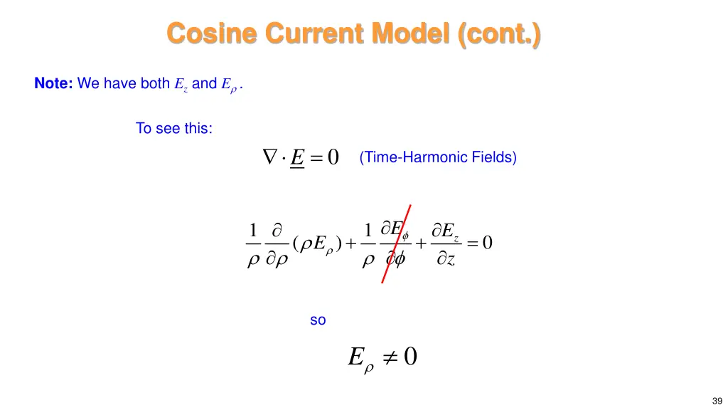 cosine current model cont 5