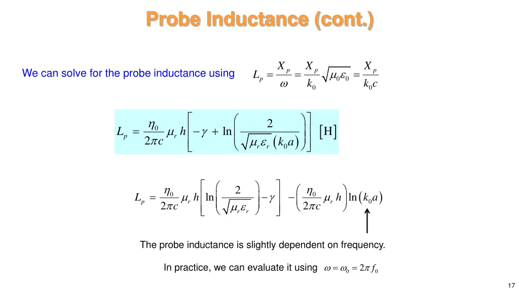 probe inductance cont 12