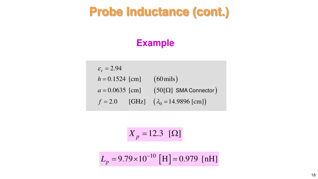 probe inductance cont 13