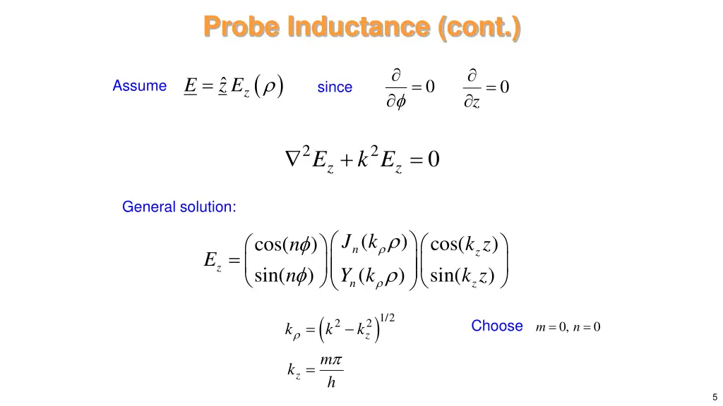 probe inductance cont