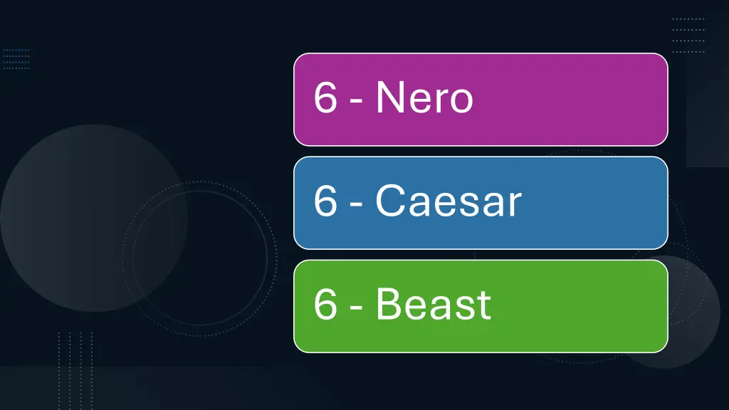 6 nero