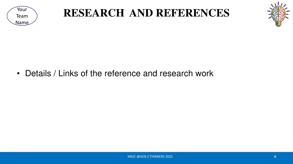 research and references