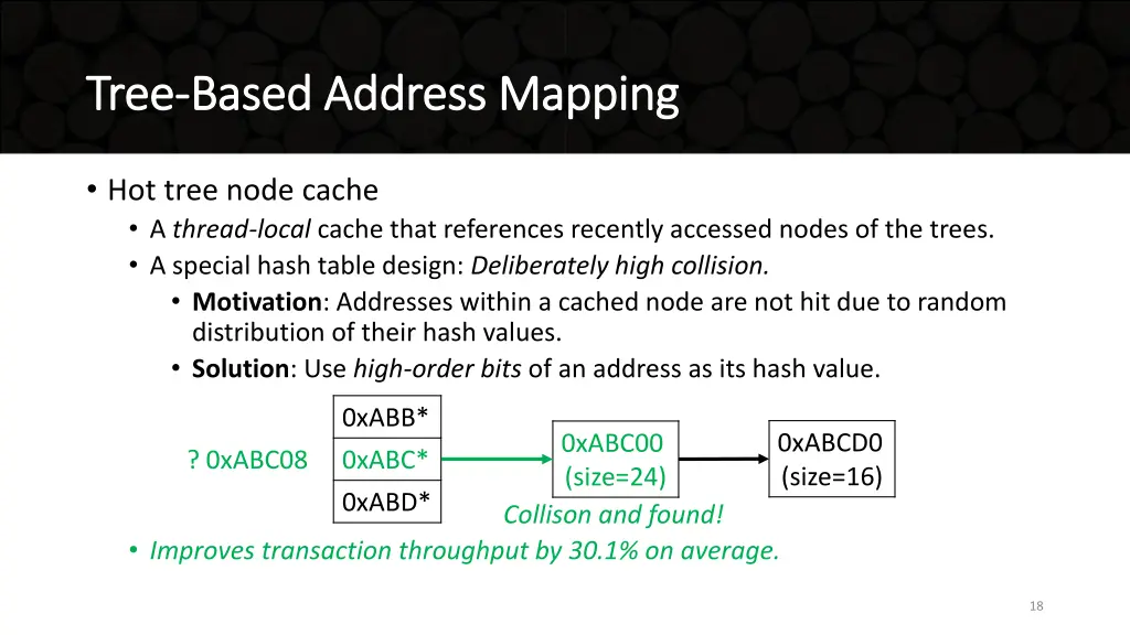 tree tree based address mapping based address 4