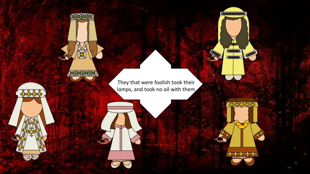 they that were foolish took their lamps and took