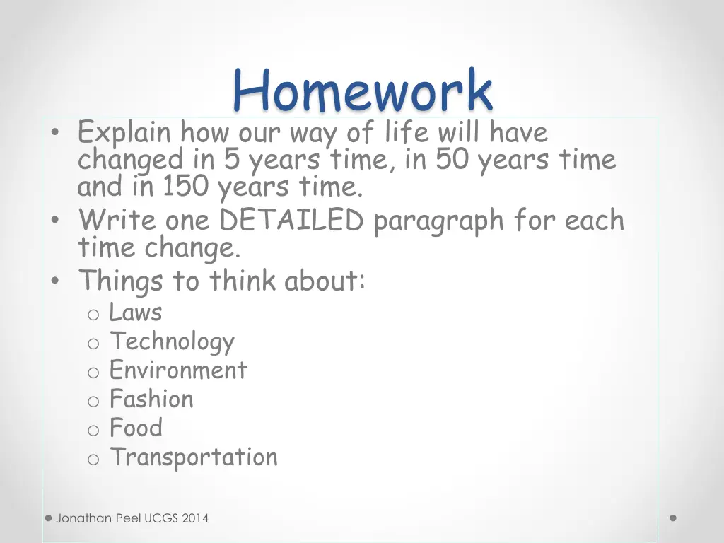 homework