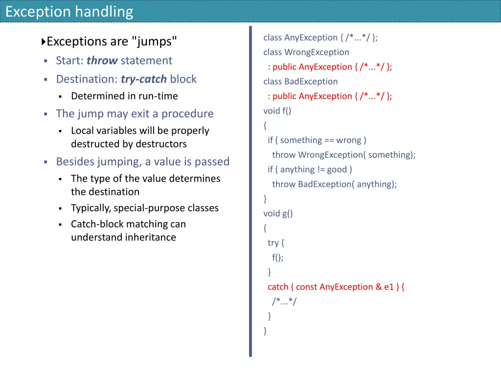 exception handling 1
