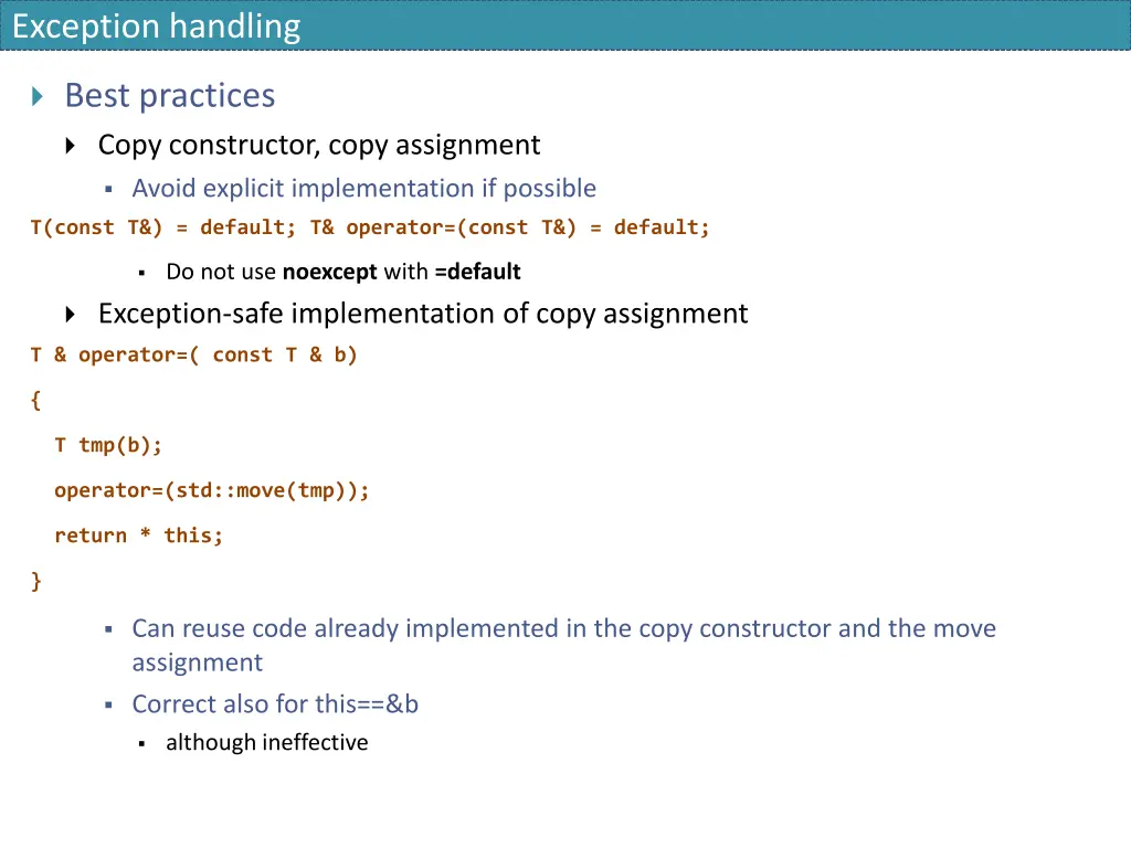 exception handling 12