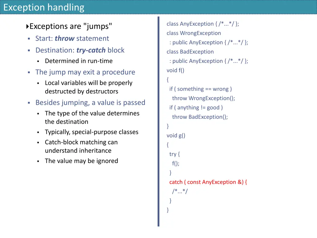 exception handling 2