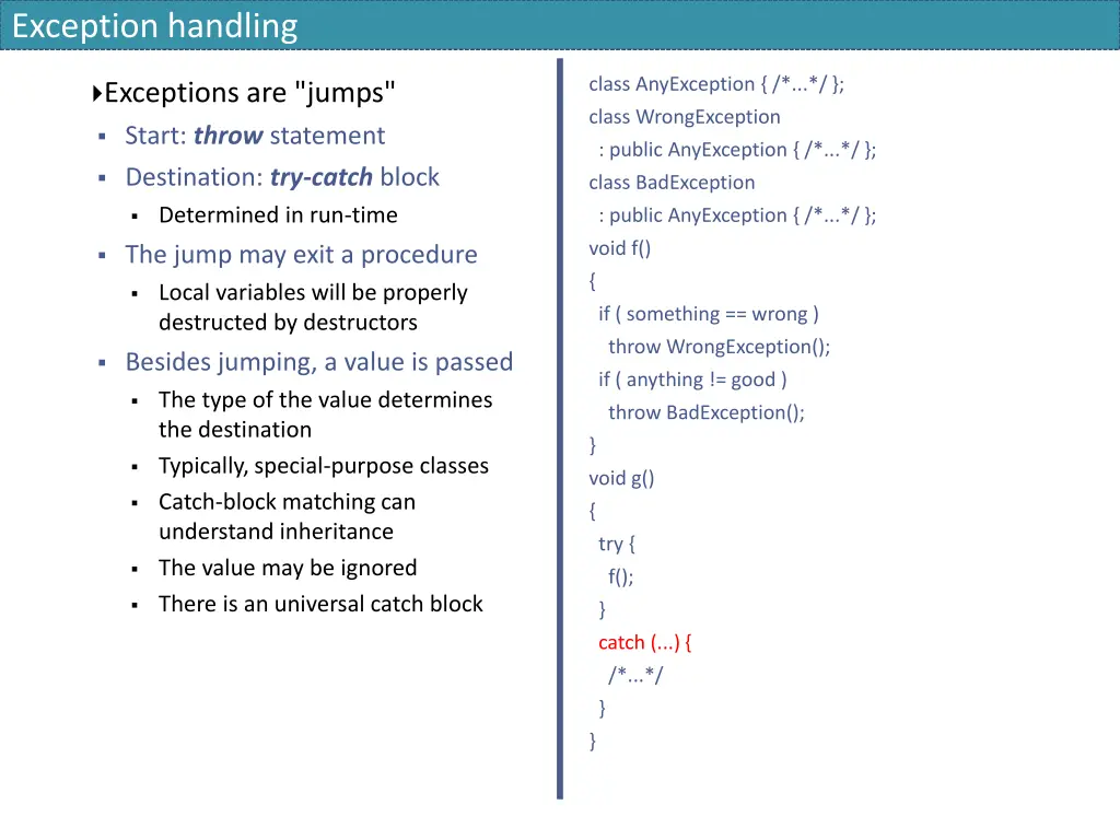 exception handling 3