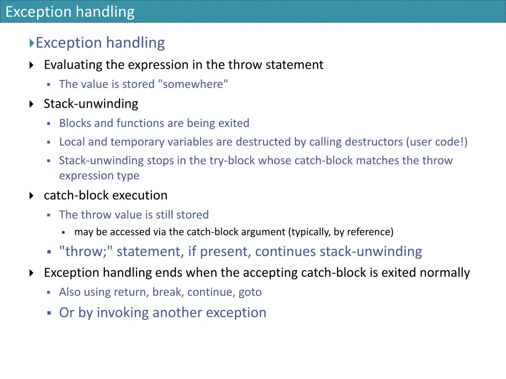 exception handling 4
