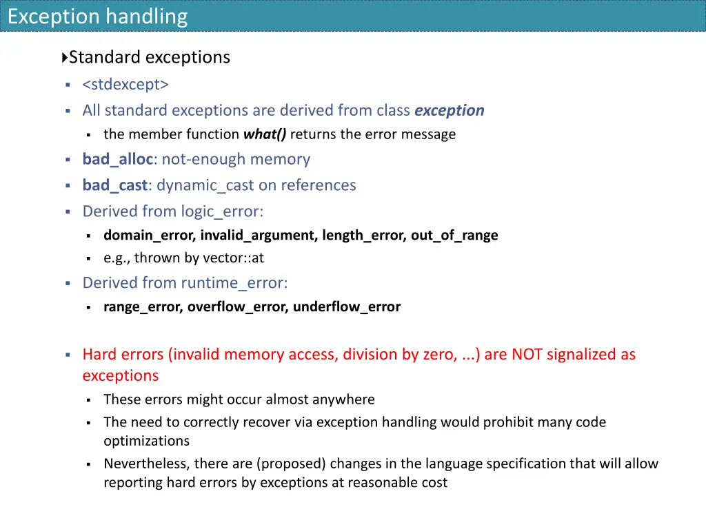 exception handling 6