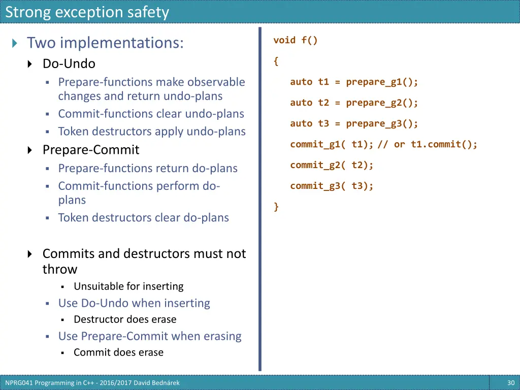 strong exception safety 5
