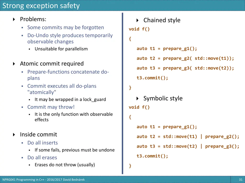 strong exception safety 6