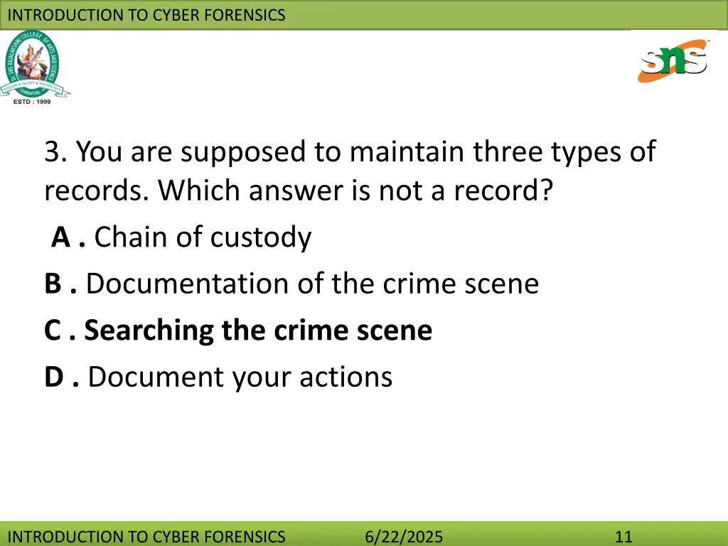 introduction to cyber forensics 10