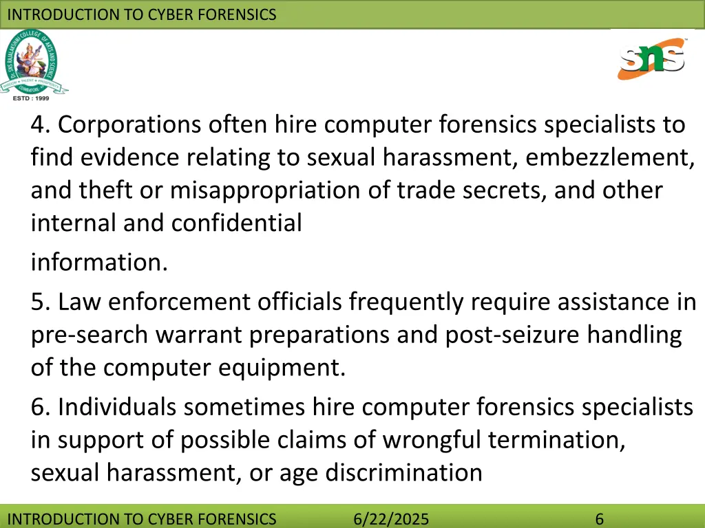 introduction to cyber forensics 5