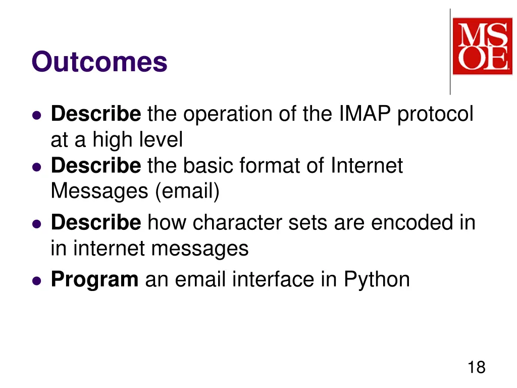 outcomes