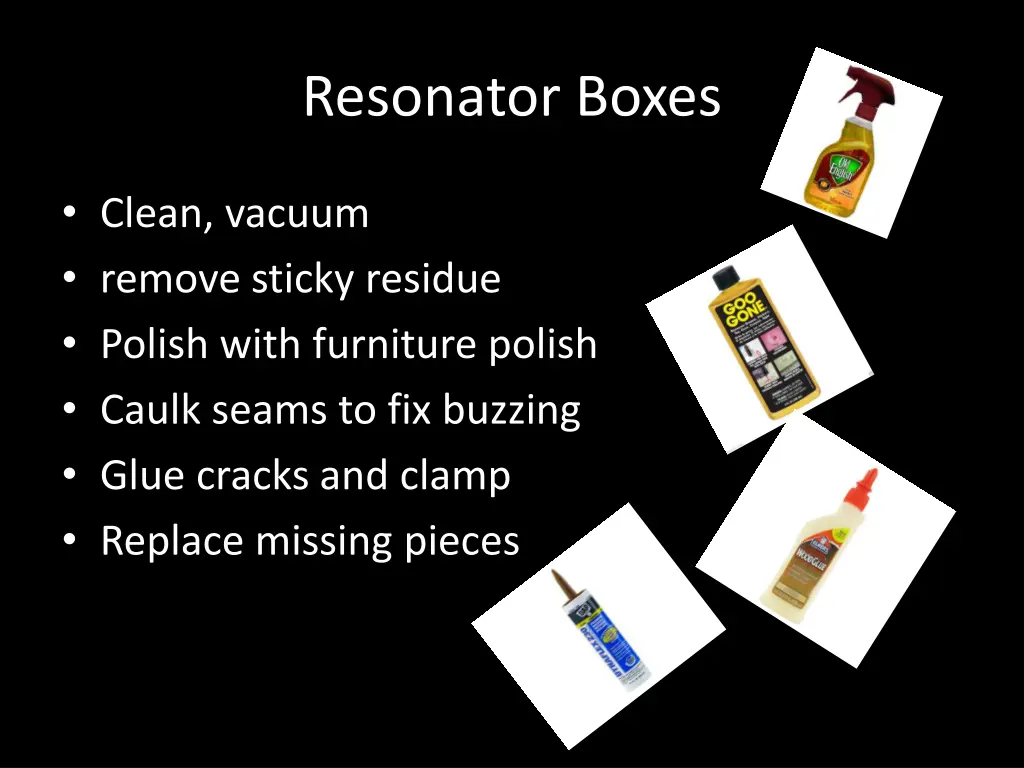 resonator boxes