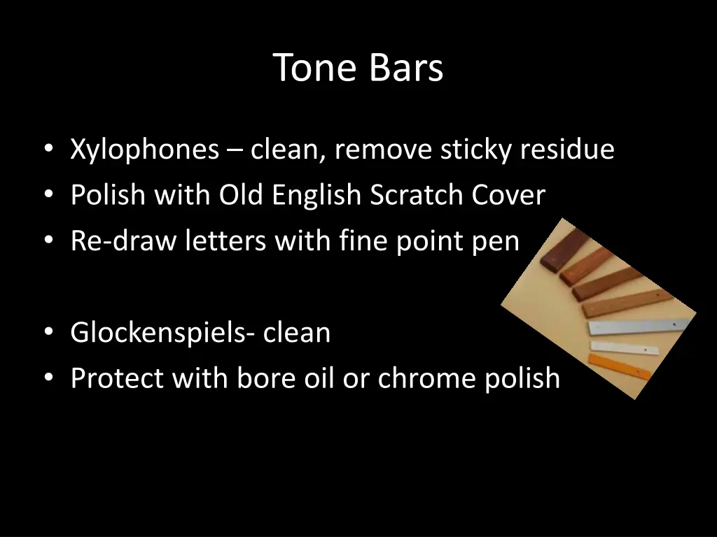 tone bars