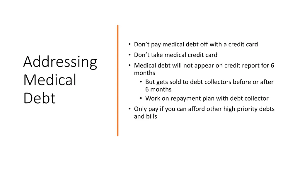 don t pay medical debt off with a credit card
