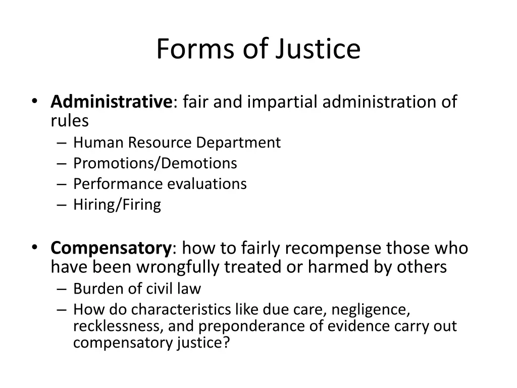 forms of justice 1