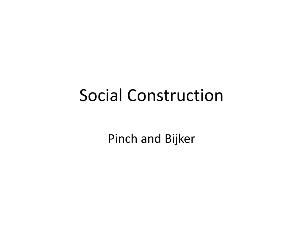 social construction