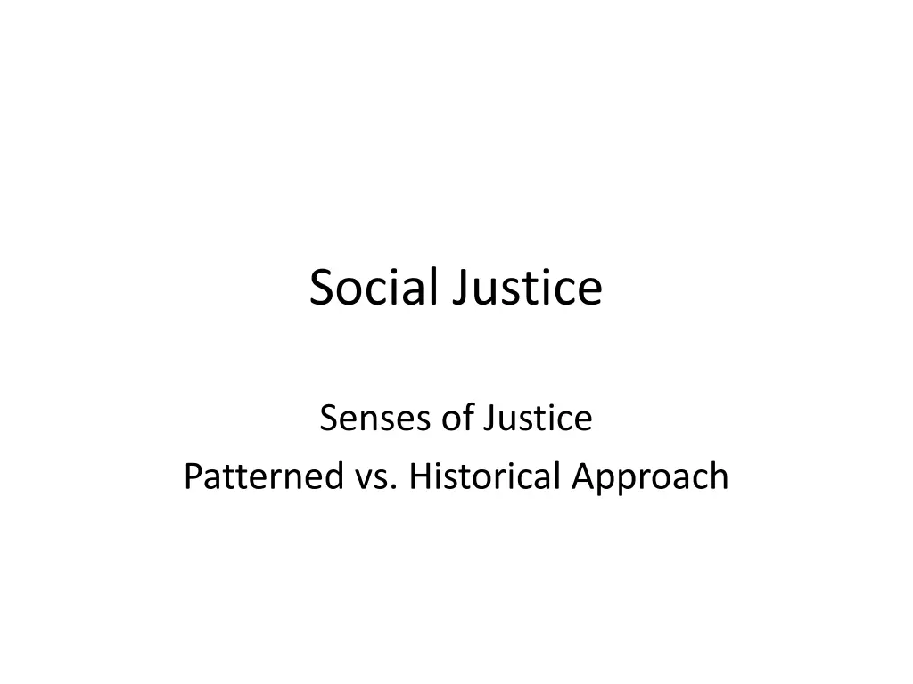 social justice