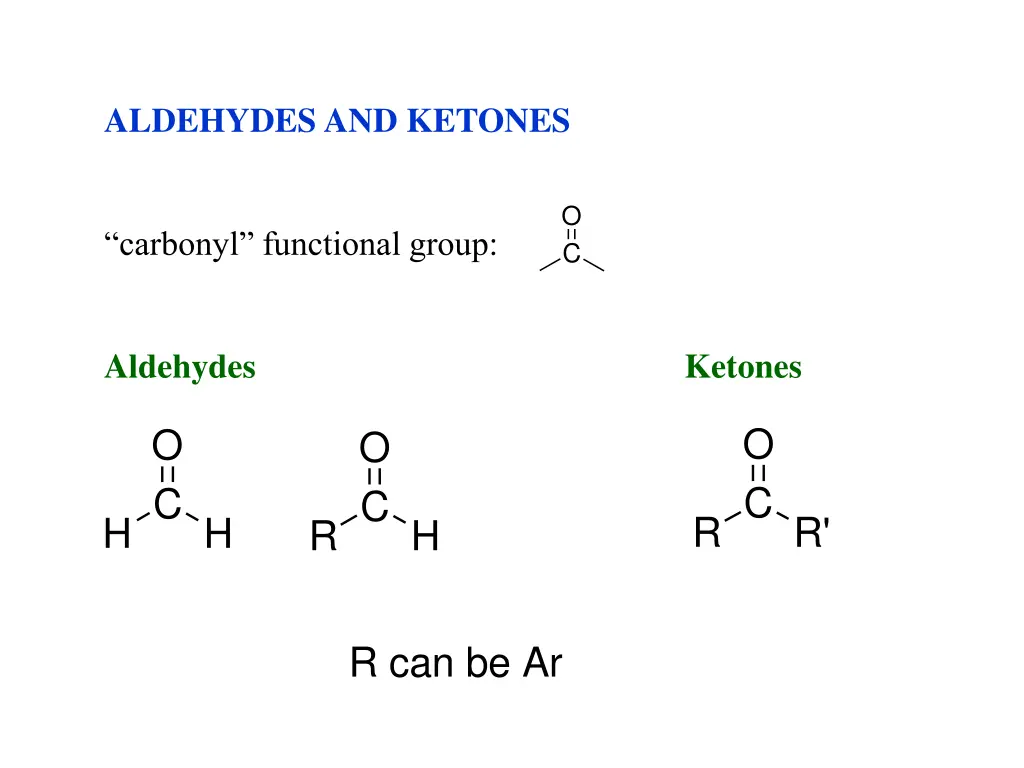 aldehydes and ketones 1