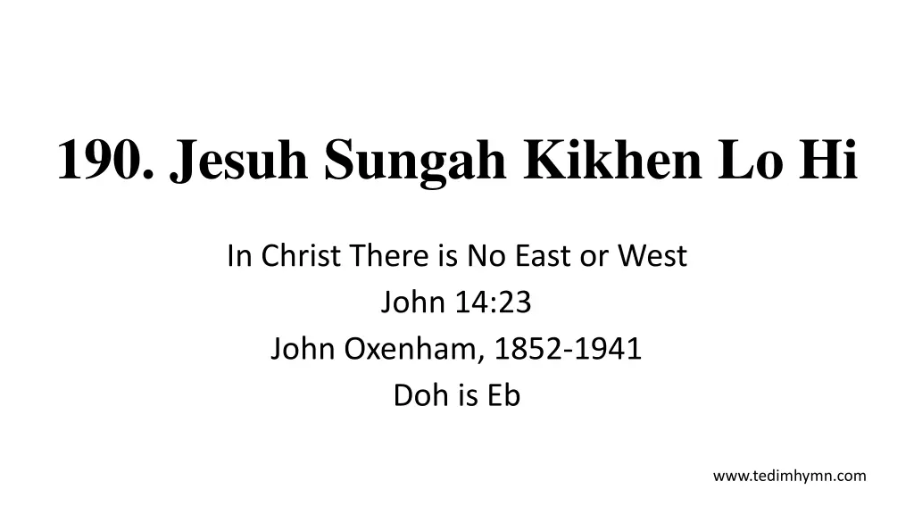 190 jesuh sungah kikhen lo hi