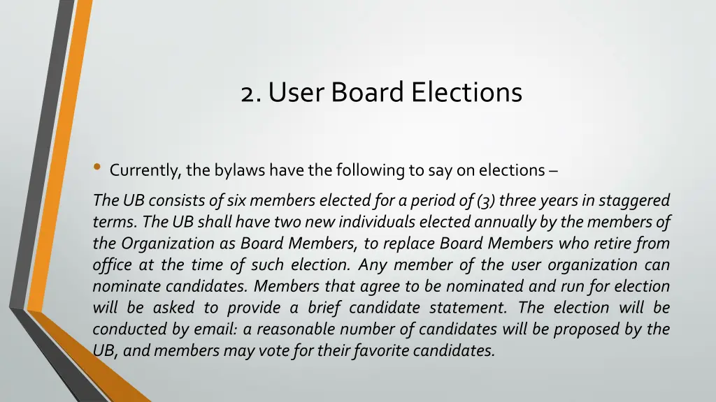 2 user board elections
