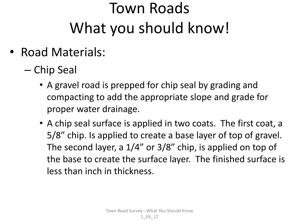 town roads what you should know 6