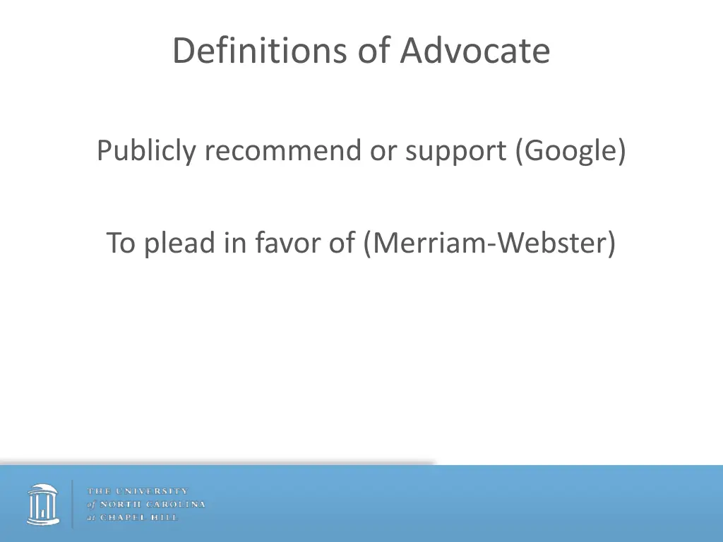 definitions of advocate